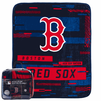 MLB Boston Red Sox Digitize Raschel Throw Blanket 60x80Inches