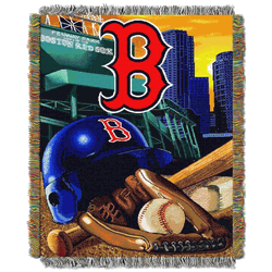 MLB Boston Red Sox Homefield Advantage Tapestry Throw Blanket 48x60 Inches