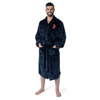 MLB Boston Red Sox L/XL Silk Touch Robe 26 x 47 Inches