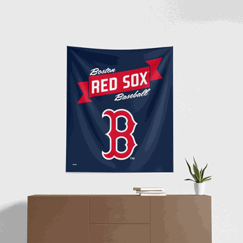 MLB Boston Red Sox Premium Wall Hanging 34 x 40 Inches