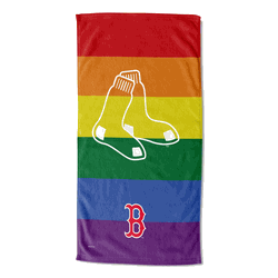 MLB Boston Red Sox Pride Series Beach Towel 30x60 Inches
