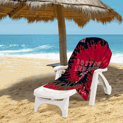 MLB Boston Red Sox Pyschedelic Beach Towel