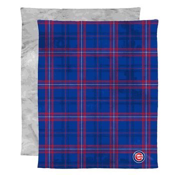 MLB Chicago Cubs 2 Ply Micro Mink Throw Blanket 48x60 Inches