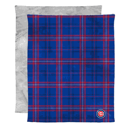 MLB Chicago Cubs 2 Ply Micro Mink Throw Blanket 48x60 Inches