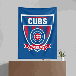 MLB Chicago Cubs Allegiance Personalized Wall Hanging 50x60 Inches