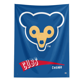 MLB Chicago Cubs Cooperstown Collection Throwback  Wall Hanging 50 x 60 Inches