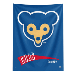 MLB Chicago Cubs Cooperstown Collection Throwback  Wall Hanging 50 x 60 Inches