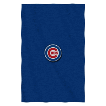 MLB Chicago Cubs Dominate Sweatshirt Throw Blanket 54 x 84 Inches