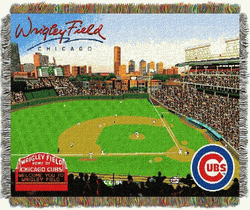 MLB Chicago Cubs Homefield Advantage Tapestry Throw Blanket 48x60 Inches