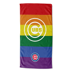 MLB Chicago Cubs Pride Series Beach Towel 30x60 Inches