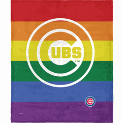 MLB Chicago Cubs Pride Series Silk Touch Throw Blanket 50x60 Inches