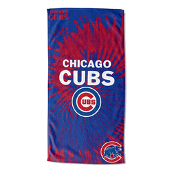 MLB Chicago Cubs Pyschedelic Beach Towel 30x60 Inches