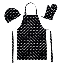 MLB Chicago White Sox 3 Piece Set - Apron Oven Mitt and Hat 28 x 31 7 x 12 12 x 10 Inches