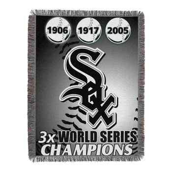 MLB Chicago White Sox Commemorative Series Throw Blanket 48x60 Inches