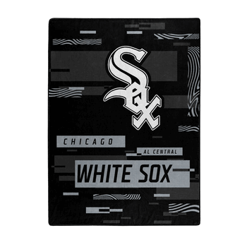 MLB Chicago White Sox Digitize Raschel Throw Blanket 60x80Inches
