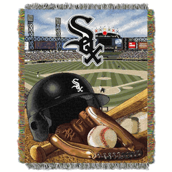 MLB Chicago White Sox Homefield Advantage Tapestry Throw Blanket 48x60 Inches