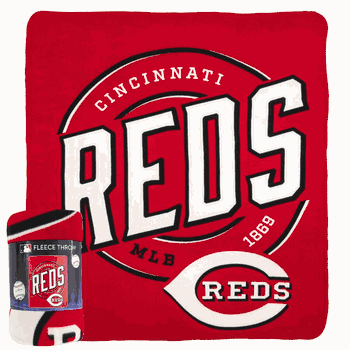 MLB Cincinnati Reds Campaign Fleece Throw