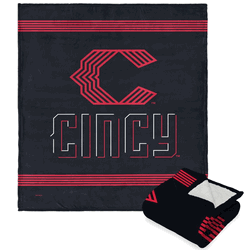 MLB Cincinnati Reds City Connect Silk Touch Sherpa Throw Blanket 50x60 Inches