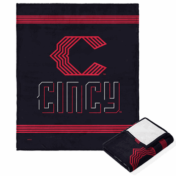 MLB Cincinnati Reds City Connect Silk Touch Throw Blanket 50x60 Inches