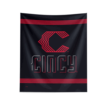MLB Cincinnati Reds City Connect Wall Hanging 34x40 Inches