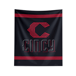MLB Cincinnati Reds City Connect Wall Hanging 34x40 Inches