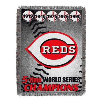 MLB Cincinnati Reds Commemorative Series Throw Blanket 48x60 Inches