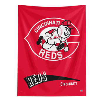 MLB Cincinnati Reds Cooperstown Collection Throwback  Wall Hanging 50 x 60 Inches