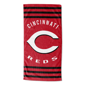 MLB Cincinnati Reds Stripes Beach Towel