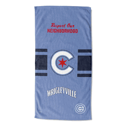 MLB City Connect Chicago Cubs Printed Beach Towel