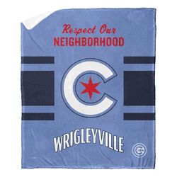 MLB City Connect Chicago Cubs Silk Touch Sherpa Throw