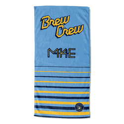 MLB City Connect Milwaukee Brewers Printed Beach Towel