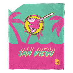 MLB City Connect San Diego Padres Silk Touch Sherpa Throw