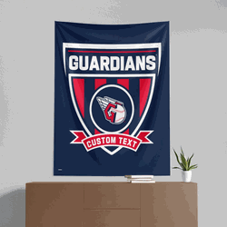MLB Cleveland Guardians Allegiance Personalized Wall Hanging 50x60 Inches
