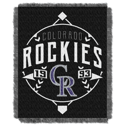 MLB Colorado Rockies Ace Jacquard Throw