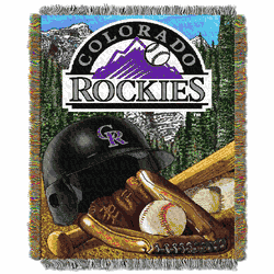 MLB Colorado Rockies Homefield Advantage Tapestry Throw