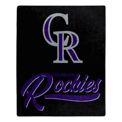 MLB Colorado Rockies Signature Raschel Throw
