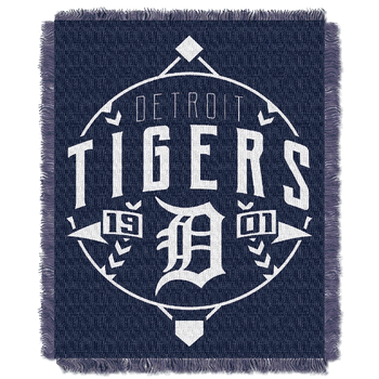 MLB Detroit Tigers Ace Jacquard Throw