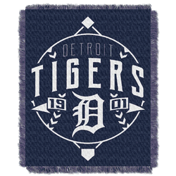 MLB Detroit Tigers Ace Jacquard Throw