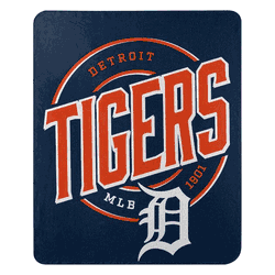 MLB Detroit Tigers Campaign Fleece Throw