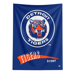 MLB Detroit Tigers Cooperstown Collection Throwback  Wall Hanging 50 x 60 Inches