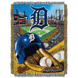 MLB Detroit Tigers Homefield Advantage Tapestry Throw