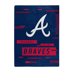 Atlanta Braves Digitize Raschel Plush Throw Blanket