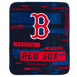 Boston Red Sox Digitize Raschel Plush Throw Blanket