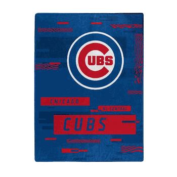 Chicago Cubs Digitize Raschel Plush Throw Blanket
