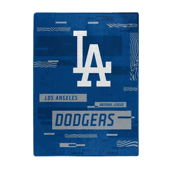 Los Angeles Dodgers Digitize Raschel Plush Throw Blanket
