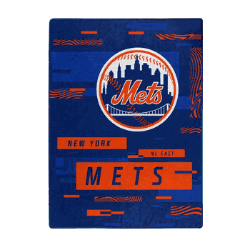 New York Mets Digitize Raschel Plush Throw Blanket