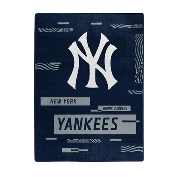 New York Yankees Digitize Raschel Plush Throw Blanket