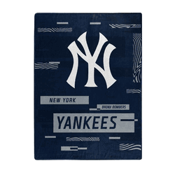 New York Yankees Digitize Raschel Plush Throw Blanket