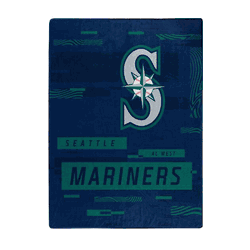 Seattle Mariners Digitize Raschel Plush Throw Blanket