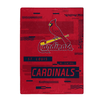 St. Louis Cardinals Digitize Raschel Plush Throw Blanket